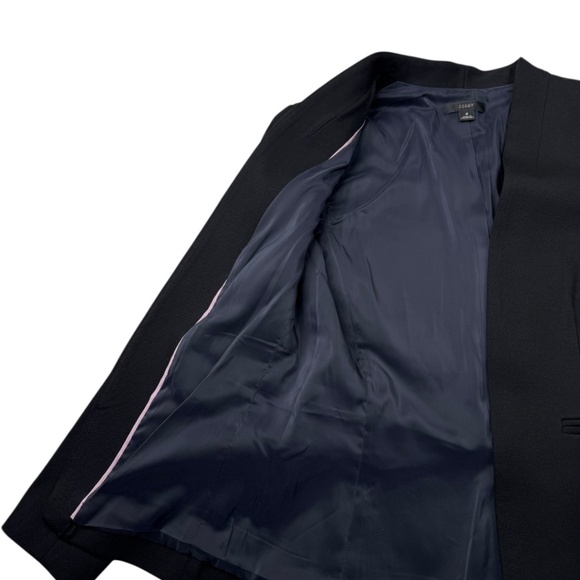 J. Crew Going Out Blazer In Stretch Twill Navy - Picture 3 of 14